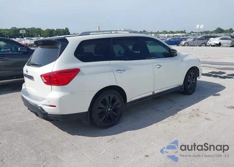 2017 Nissan Pathfinder Platinum из США, поврежденный, VIN 5N1DR2MN6HC675690